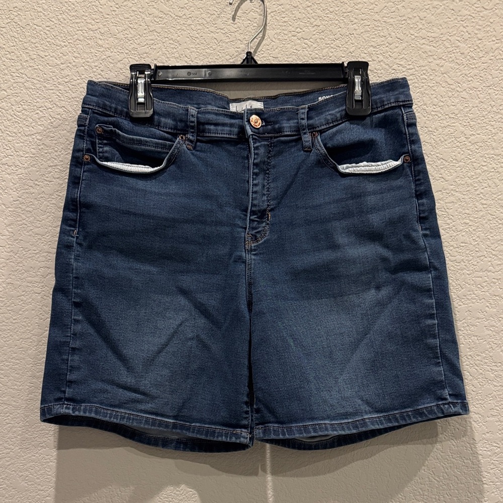 Nicole Miller Indigo Denim Shorts